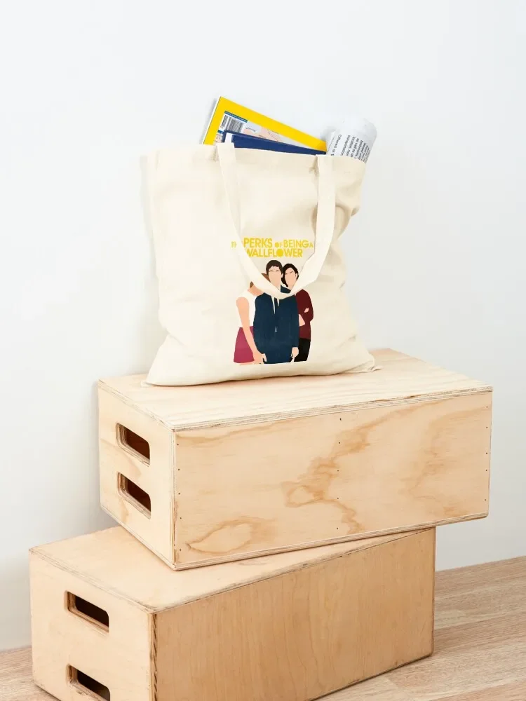 The perks of being a wallflower poster art Tote Bag cloth bag woman eco pack Women's shopping bag Women's shopper