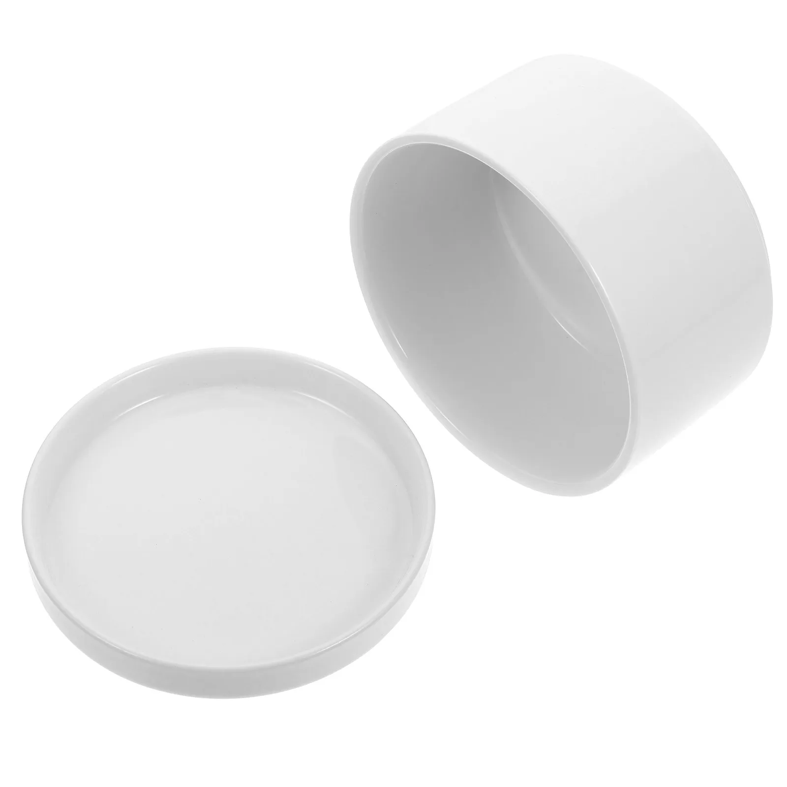 1Pcs Premium Ceramic Steaming Bowl Sealed Lid Multipurpose for Soup Seasoning Steaming Heat Retaining Freshness Preserving White