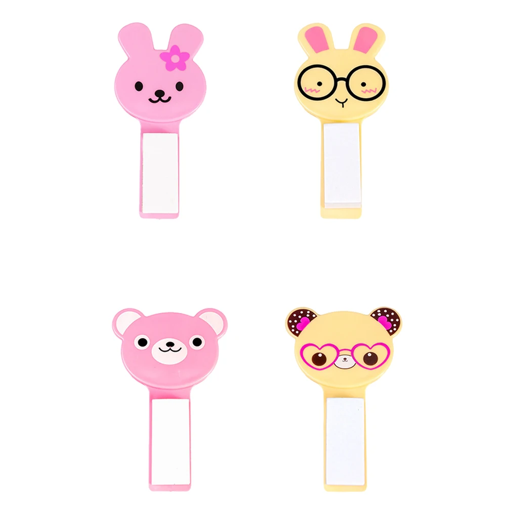 

4pcs Toilet Seat Lifter Cute Animal Design High Quality Plastic Easy Install Bathroom Accessories Cartoon Handle Practical