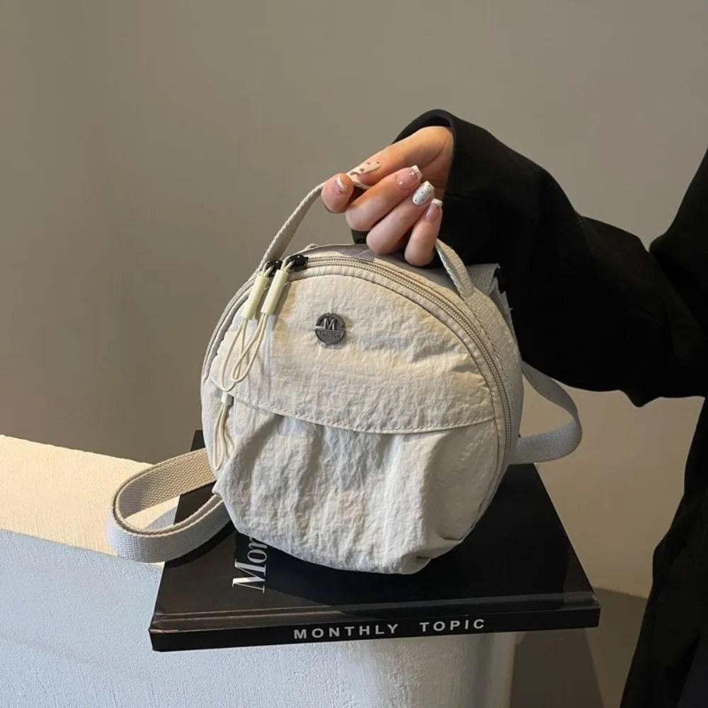 لطيف الكورية نمط النايلون حقيبة كتف الهاتف المحمول تخزين محفظة صغيرة مستديرة حقيبة حقائب المحفظة حقائب صغيرة حقيبة كروسبودي الفتيات