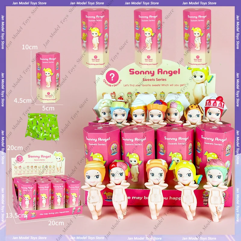 Sonny Angel Blind Box Motherland Edition Sweets Series Her Face Anime Figures Desktop Ornaments Dolls Fans Children Gifts