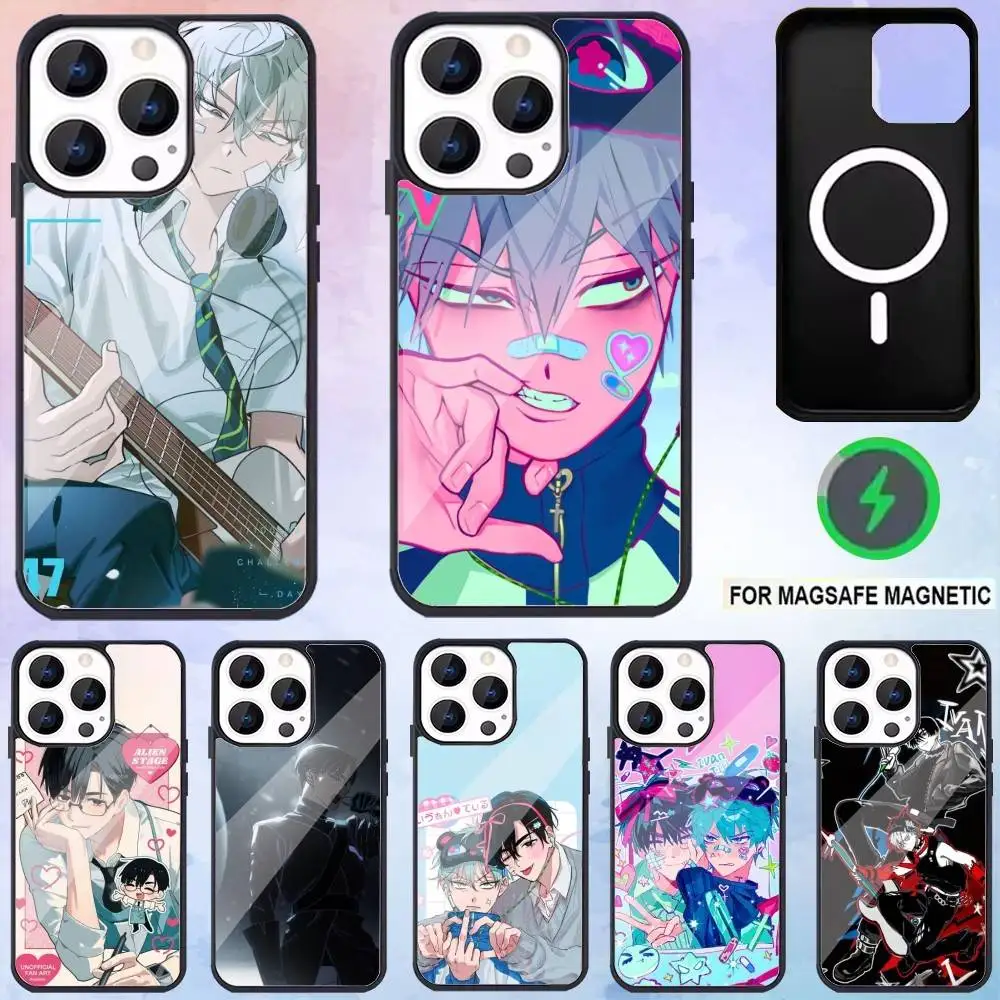 

Ivantill A-Alien S-Stage Phone Case For iPhone17,16,15,14,13,12,11 Plus,Pro Max Magnetic Magsafe Wireless Charging