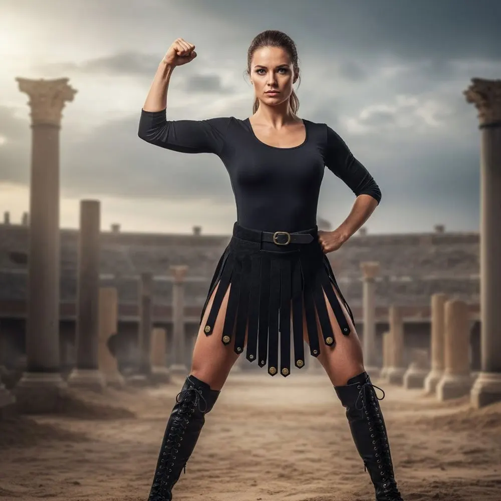 Gonna costume retrò romana rinascimentale - Costume da abito con armatura in pelle medievale vichinga nordica per accessori decorativi da vestire