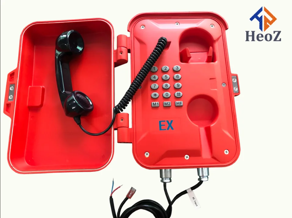 IP-based Mining Telephone Underground Phone System Rugged Telephone Analog Explosion Proof Phone