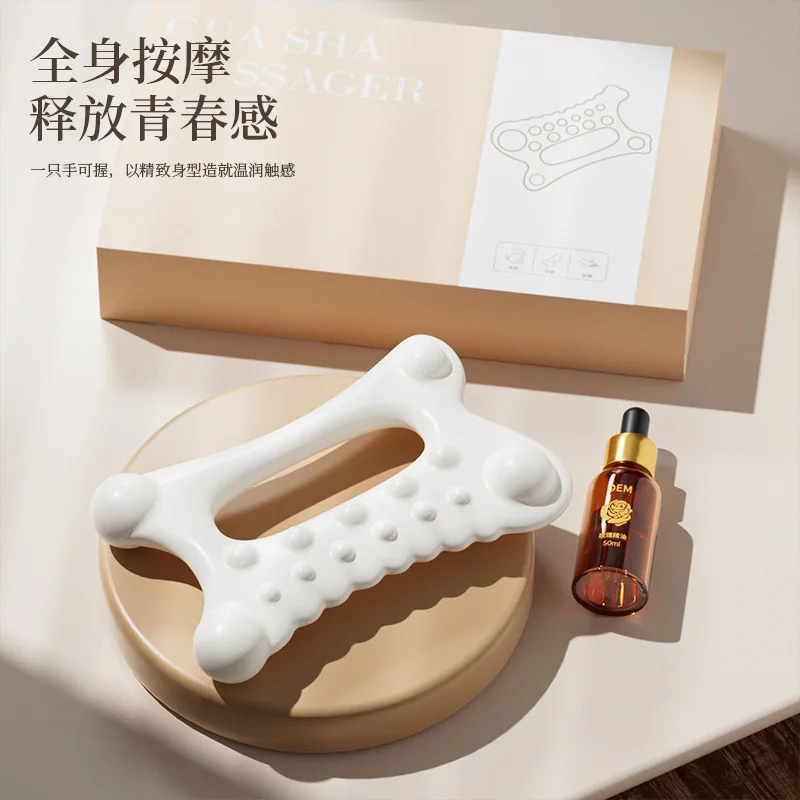 Facial Tendon Pulling Board Stick Lifting Tightening Beauty Instrument Back Calf Body Relaxation Head Comb Massager