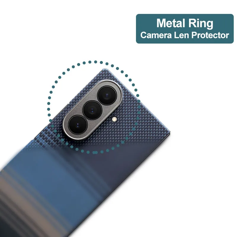 Real Carbon Fiber Case for Samsung Galaxy Z Fold 7 Kevlar Aramid Magsafe Magnetic Ultra-thin Luxury Phone Protective Cover