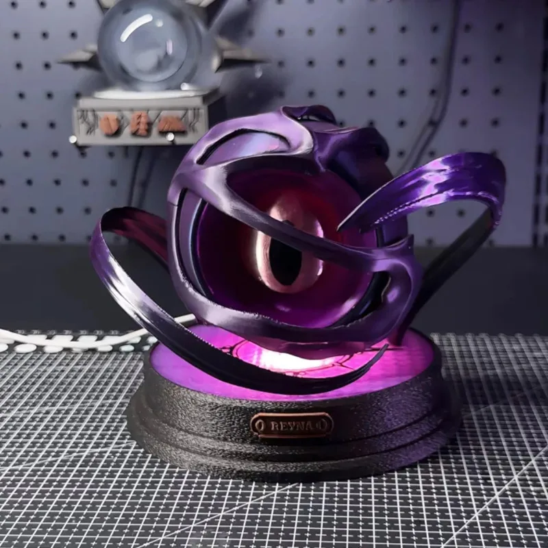 3D Printed Valoranted Reynas Eye Glow Night Light Figurine Gaming Desk Ornament Ambient Lamp Collectible Gift For Game Lovers view 6