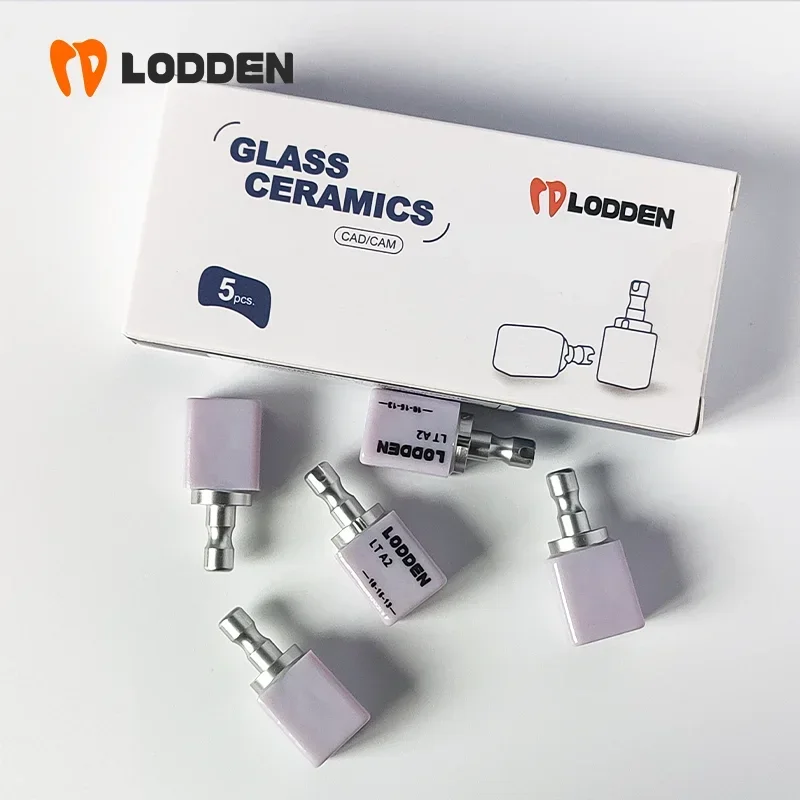 LODDEN Dental Lab Lithium Disilicate C14 Glass Ceramic Blocks HT/LT for CAD CAM Sirona Cerec Veneer Dentist Materials 5pcs/Box