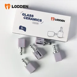 LODDEN Dental Lab Lithium-Disilikat C14 Glaskeramikblöcke HT/LT für CAD CAM Sirona Cerec Furnier Zahnarztmaterialien 5 Stück/Box