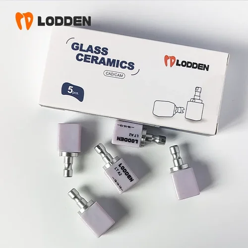 Lodden-bloques cerámicos de vidrio de disilicato de litio Dental, Sirona C14 HT/LT para CAD/CAM CEREC, Material de corona de chapa Dental