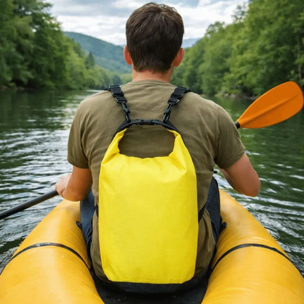 Multifunctional 15/20 L Drifting Bag Lightweight Large-Capacity Swimming Bucket Bag Foldable Waterproof Dry Bag Swimming Pool