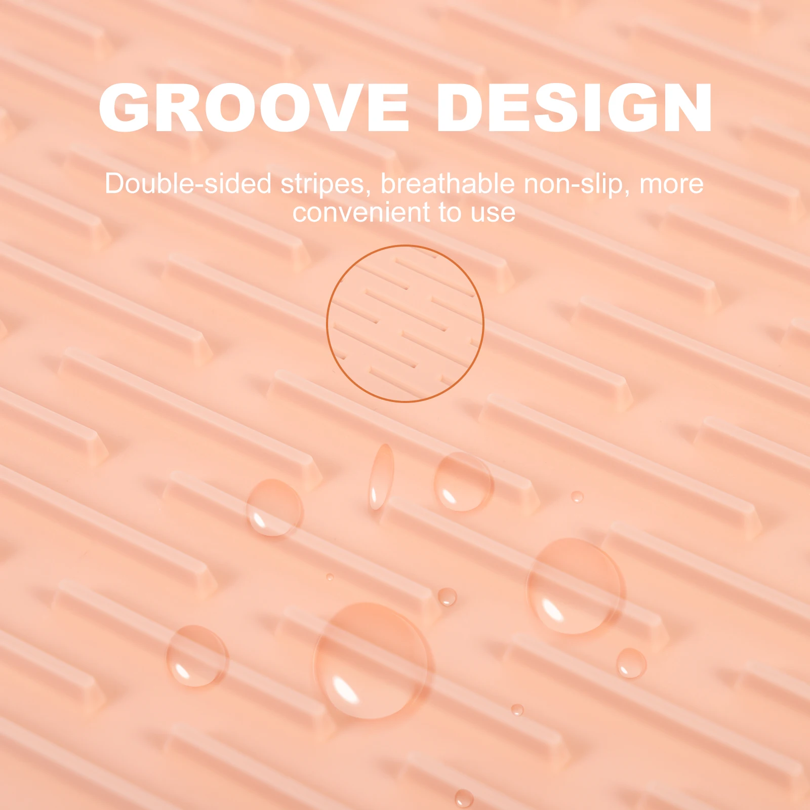 

Silicone Placemat Anti-Skid Cup Dish Mat Kitchen Heat Insulation Draining Pad Oil Proof Mat Kitchen Supply