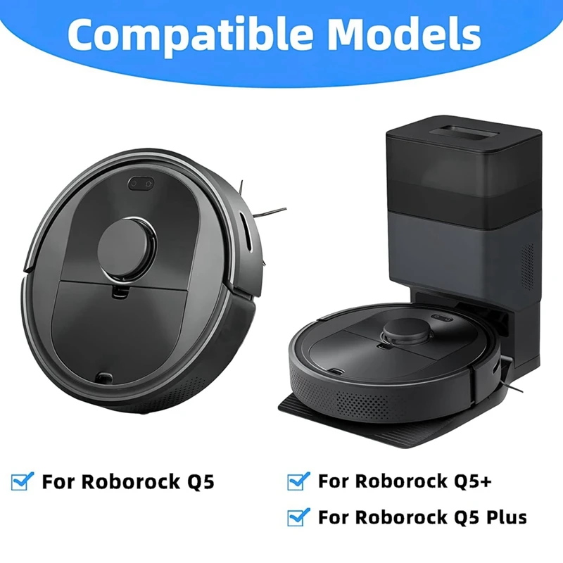 Zestaw akcesoriów zamiennych do odkurzacza automatycznego Roborock Q5 Q5+ Q5 Plus Główna szczotka boczna Filtry Hepa Części zamienne
