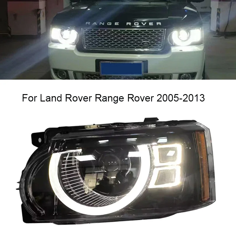 Head Lamp For Land Rover Range Rover 2005-2013 L320 LED Headlight Upgrade Defender Style Headlights Automobile Parts