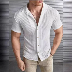 Mens Shirts Summer New Fashion Short Sleeve Loose Casual T-shirt for Men