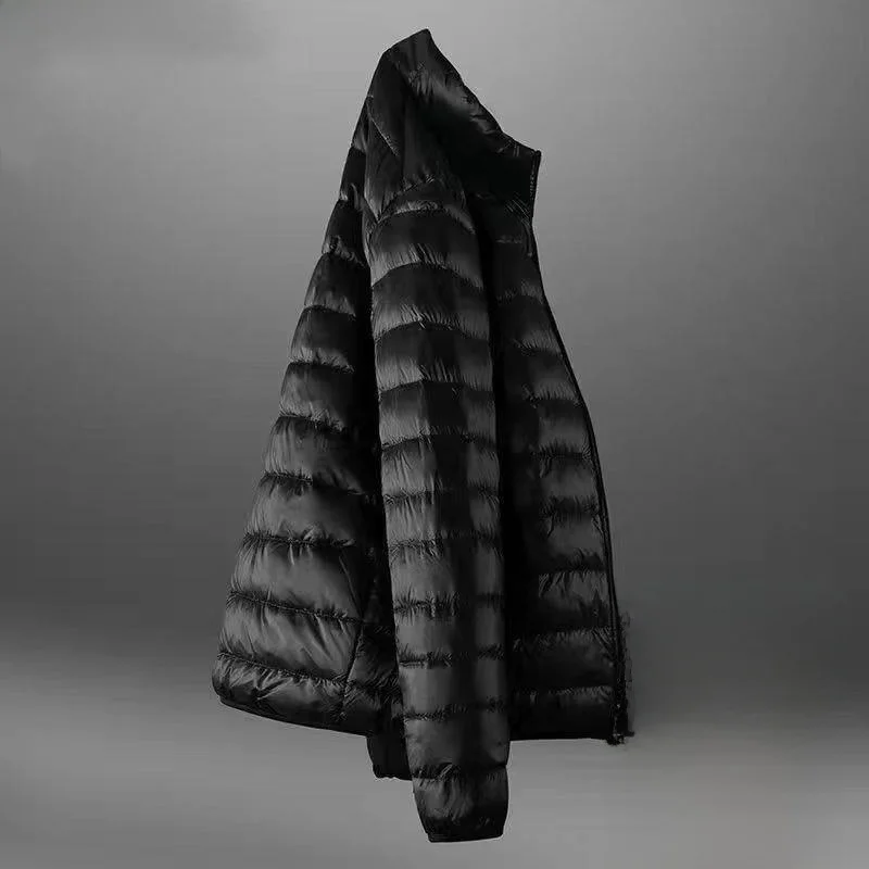 

Зимнее теплое хлопковое пальто Jaet, новинка 2025 года, хлопковое пальто с воротником-стойкой и капюшоном, верхняя одежда, женская модная нейлоновая одежда