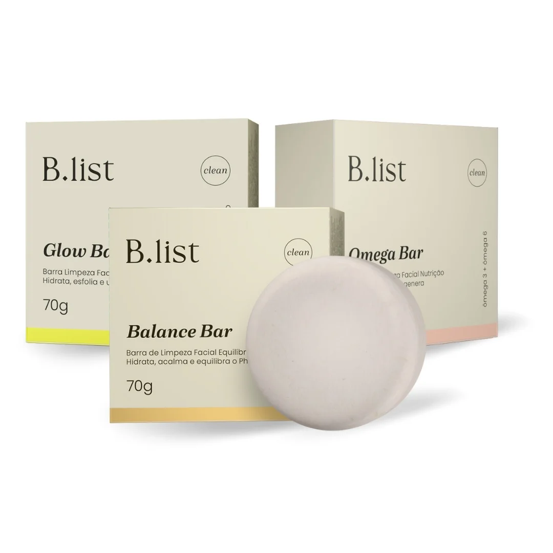 Glow Bar Treatment Kit + Balance + Omega Bar Blist 3x70g