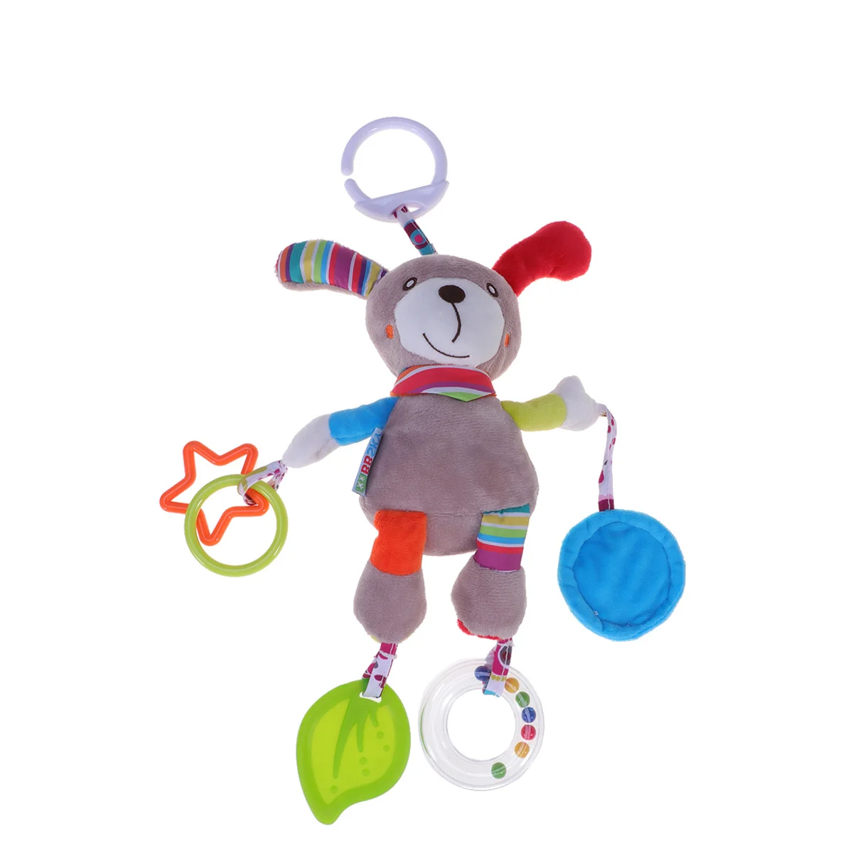 Campanas colgantes para cuna de animales de dibujos animados para promover la coordinación mano-ojo y entretener juguetes para cuna de bebés