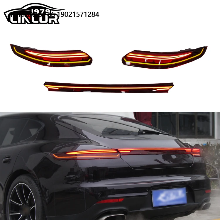 [1979ll]Car Rear Lights 2009 2016 2014 2010 970 Taillights Upgrade to 2023 LED Tail Lights for Porsche Panamera 970 970.1 970.2