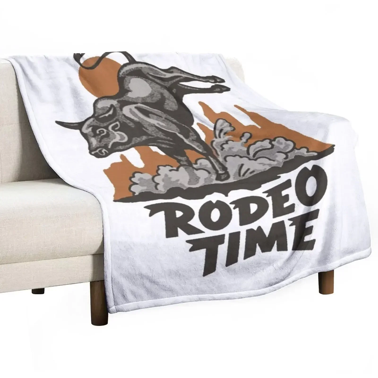 Rodeo Time Dale Brisby Throw Blanket Machine Washable Soft Warm Blanket