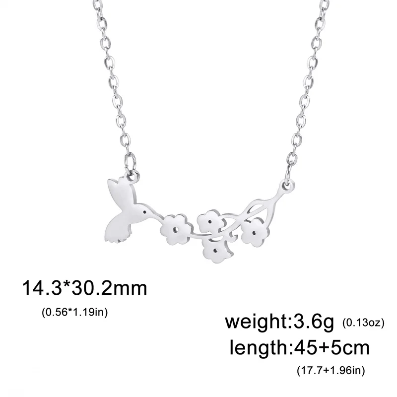 Klassische Goldfarbe Edelstahl Halskette für Frauen Kette Halsreif Mond Kaktus Anhänger Halskette Schmuck Geburtstags geschenk Großhandel – Detail 25
