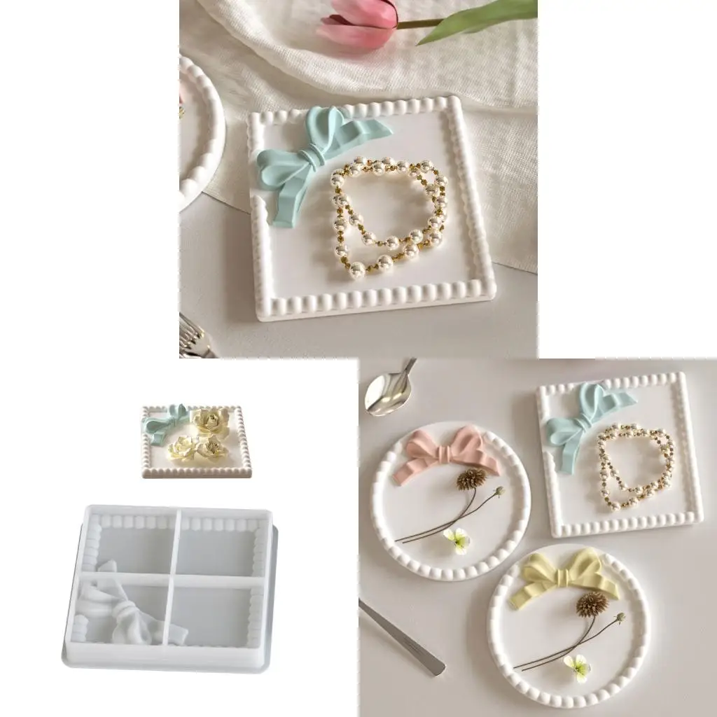  Multifuntional Round Resin Crafting Mold Nonstick Square Moulds Perfect for Enthusiasts and Handmade Present Creation