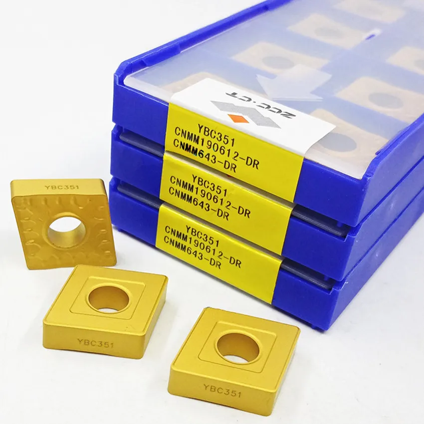 CNMM190612-DR YBC351/CNMM190616-DR YBC152/CNMM190624-DR YBC252/CNMM190624-DR YBC351 ZCC.CT CNC carbide inserts For Steel