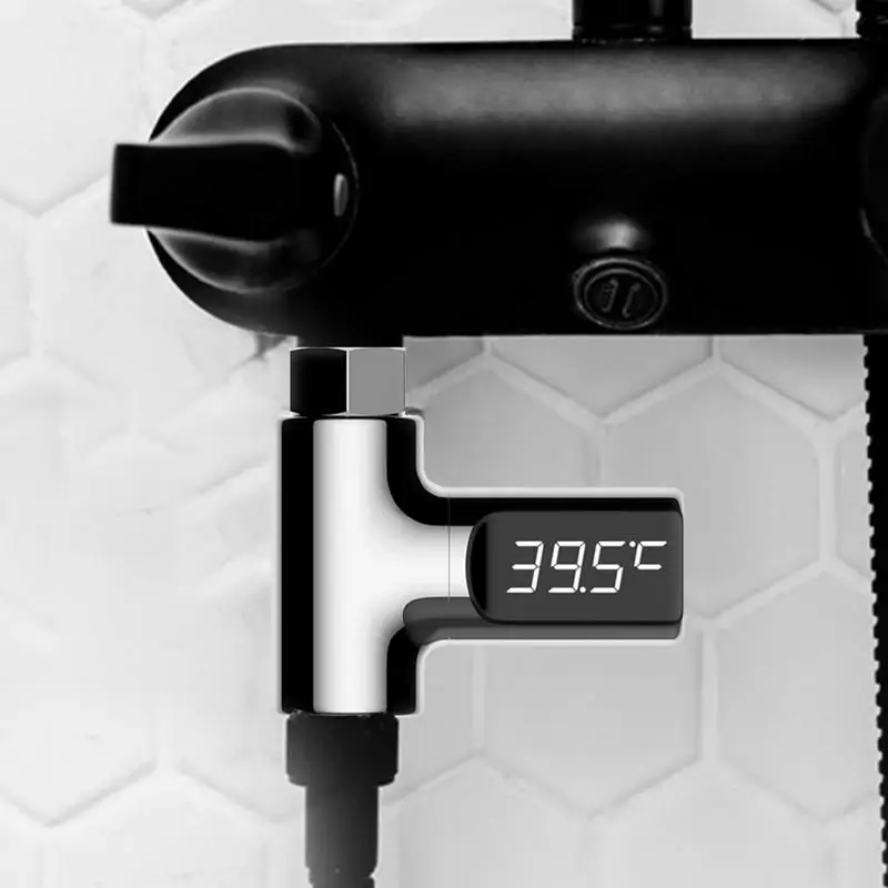 Water Temperature Monitor Hot Tub Electricity LED Display Home Shower Faucets Water Thermometer Bathing Temperature Meter