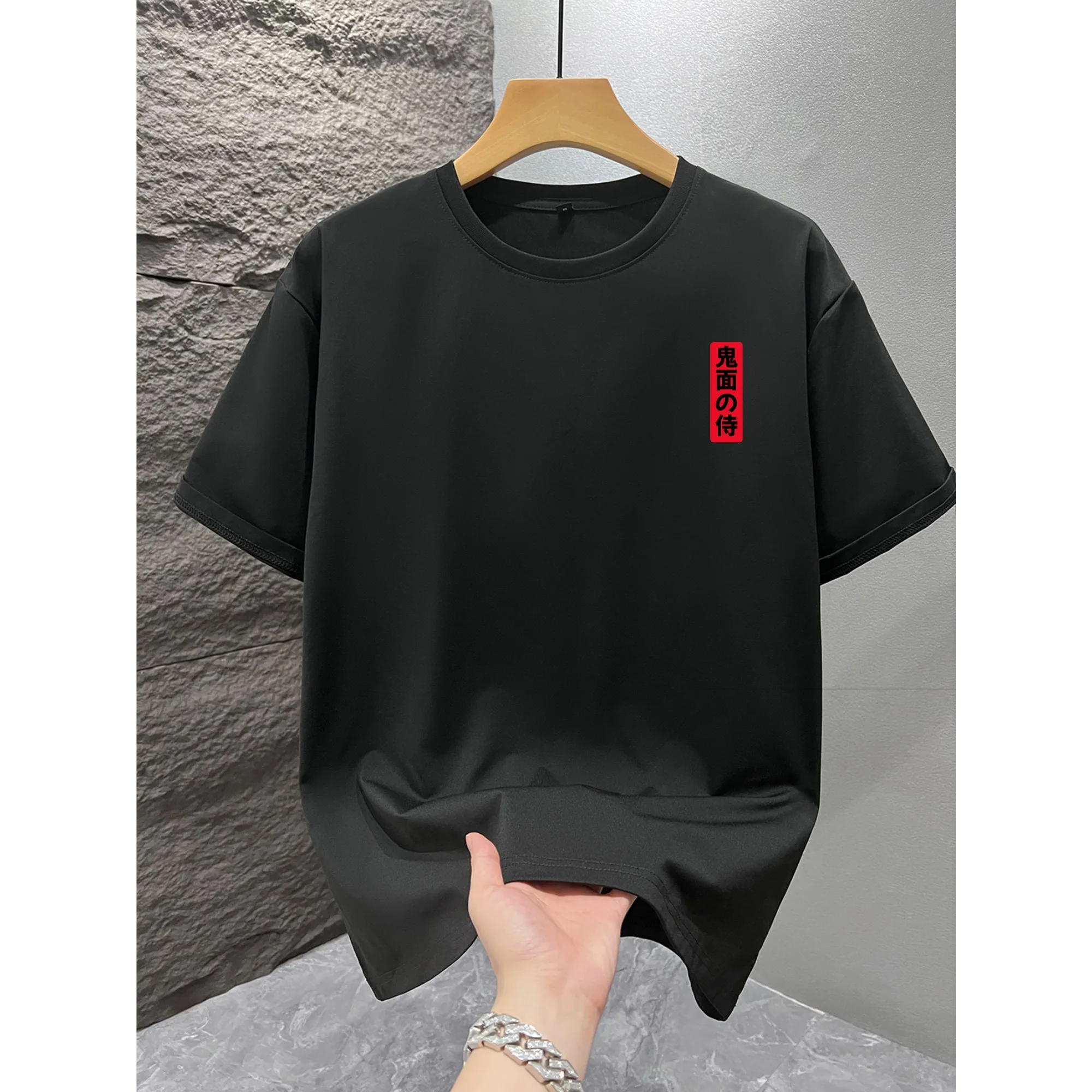 Oni Mask Samurai Warrior Graphic T-shirt Men Women Streetwear Short Sleeve Casual Cotton Vintage Harajuku Tee Top
