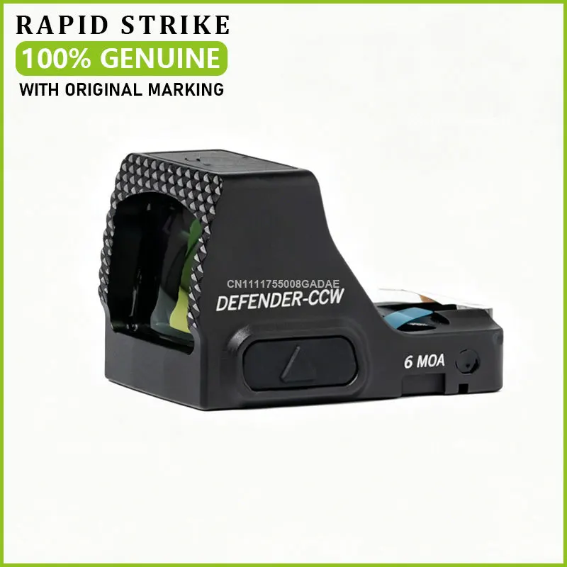 【GENUINE】VT Defender CCW 6 MOA Red Dot Sight Compact Pistol Handgun Optic Sight RMSc Footprint Motion Activation Shockproof