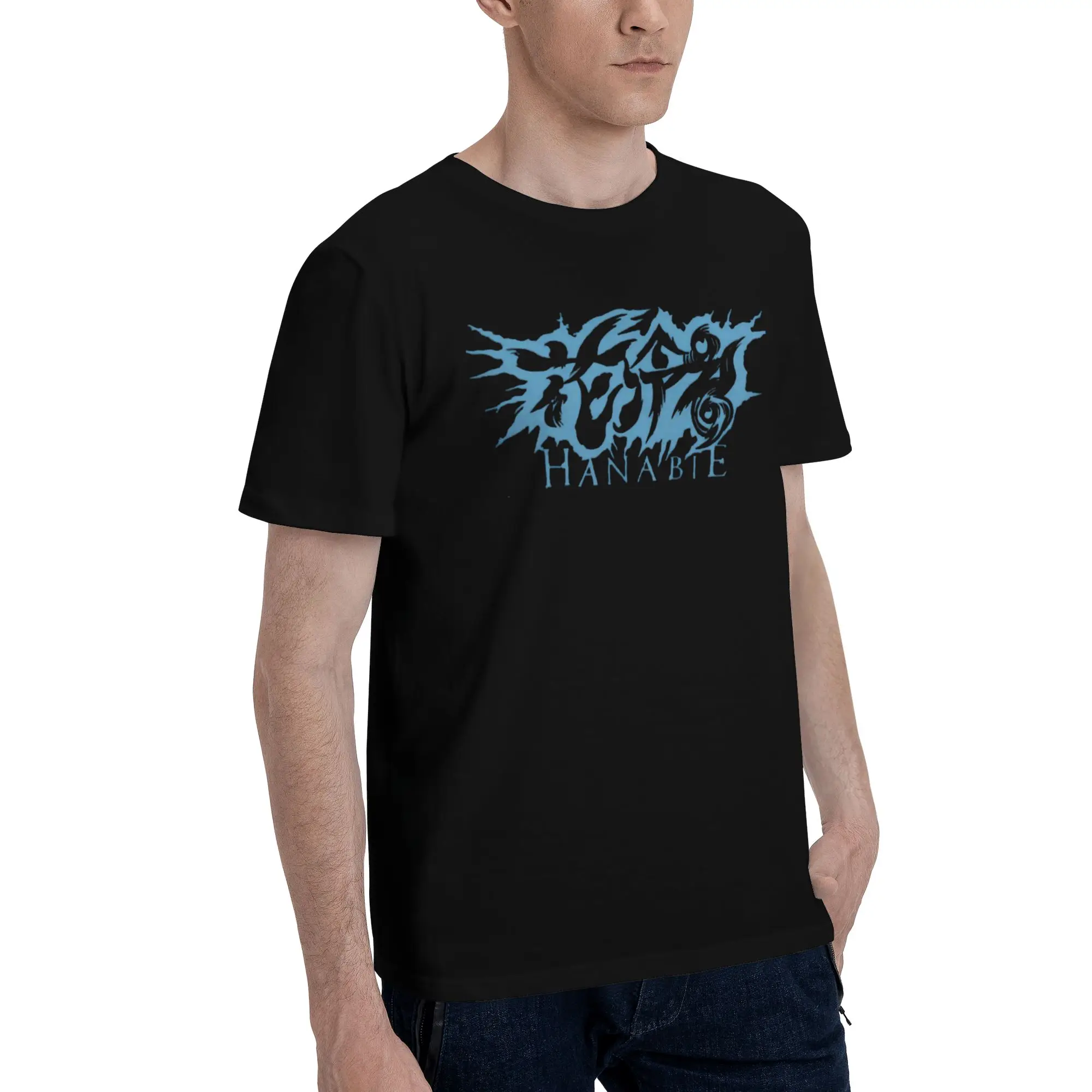 Hanabie Band  Graphic Printed T Shirts for Men Women  100% Cotton  Tee Shirt Clothing
