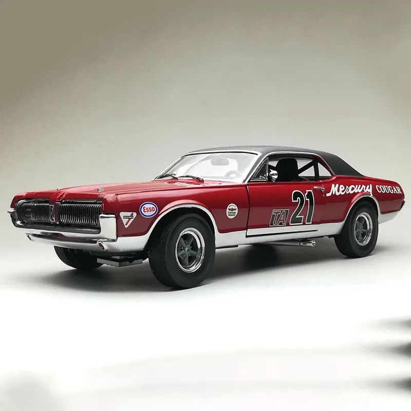 SunStar 머큐리 쿠가 레이싱 시뮬레이션 합금 자동차 모델, 정적 디스플레이, 수집용 장난감 선물, 기념품 장식, 1/18 체중계 1967