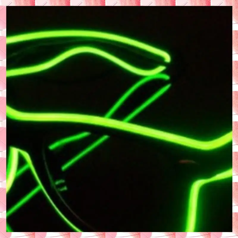 نظارات وامضة للحفلات النيون دعائم للجو لزيادة جو الحفلات