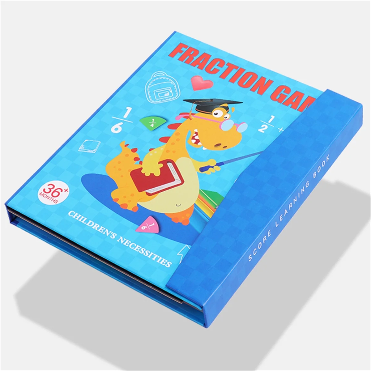 Children'S Magnetic Fraction Learning Math Toys Fraction Book Set Arithmetic Learning Educational Toys