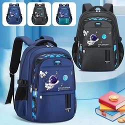 Boy Space Astronaut School Bag Backpack Back Pack For Children Boys Schoolbag Primary High Bagpack Class Teens Child Kids