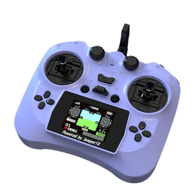 AT29-Smart Remote Controller TX Color Screen Transmitter Hall Sensor Gimbals ELRS 2.4G 100Mw 12CH For FPV RC Drone C
