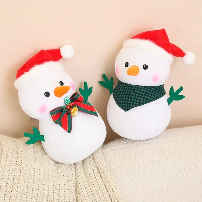 Poupée bonhomme de neige mignonne de Noël pour enfants, jouet en peluche, canapé, décoration de la maison, fournitures de chambre, cadeau surprise