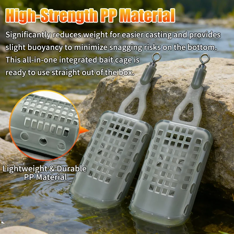 Feide Comedero Method Feeder Multicompartimento – Jaula para Carpa - imagen 2