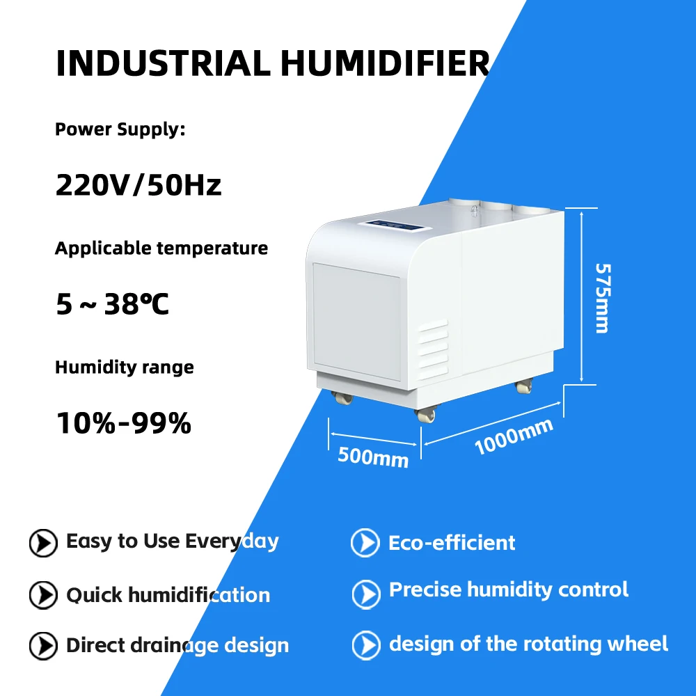 Commercial Electric New Fruit Vegetable Preservation Factories Humidity Recovery Large Sprayers Industrial Ultrasonic