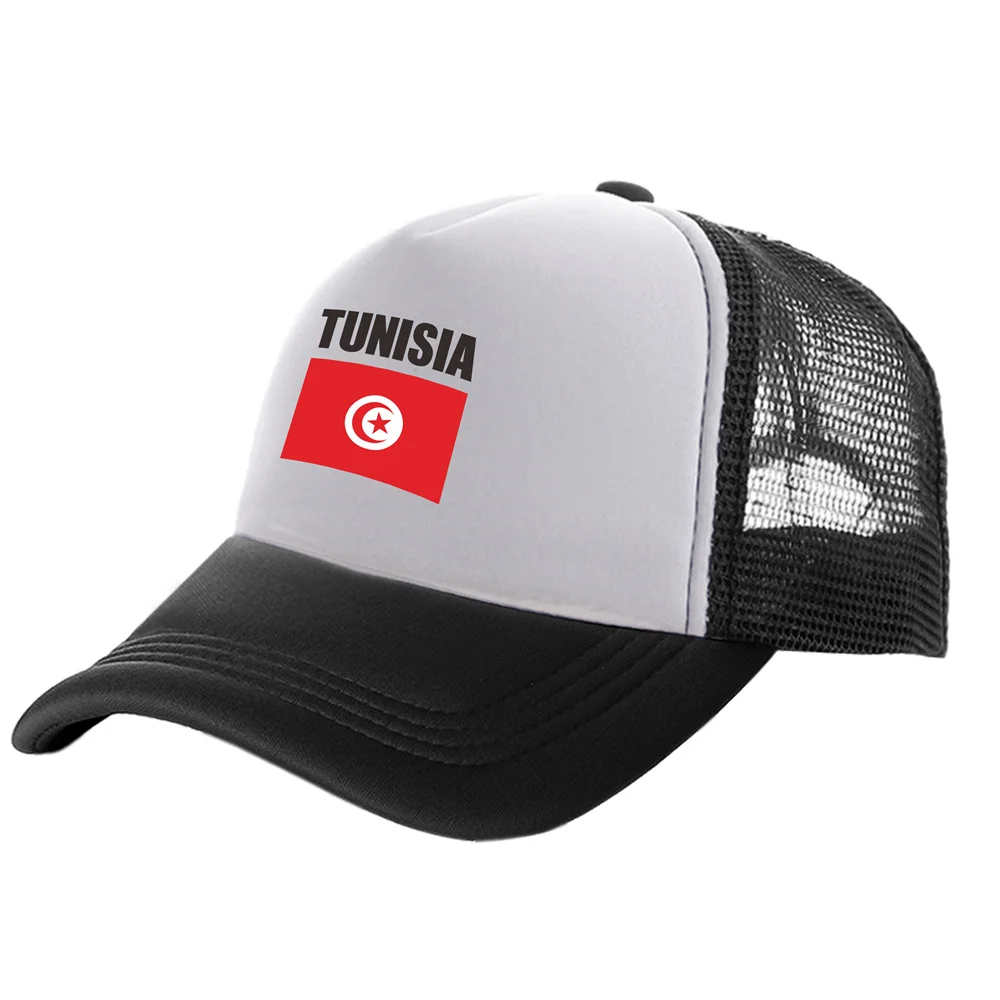 Tunisia Trucker Cap Men Cool Tunisie TUN TN Hat Baseball Cap Cool Summer Unisex Mesh Net Caps