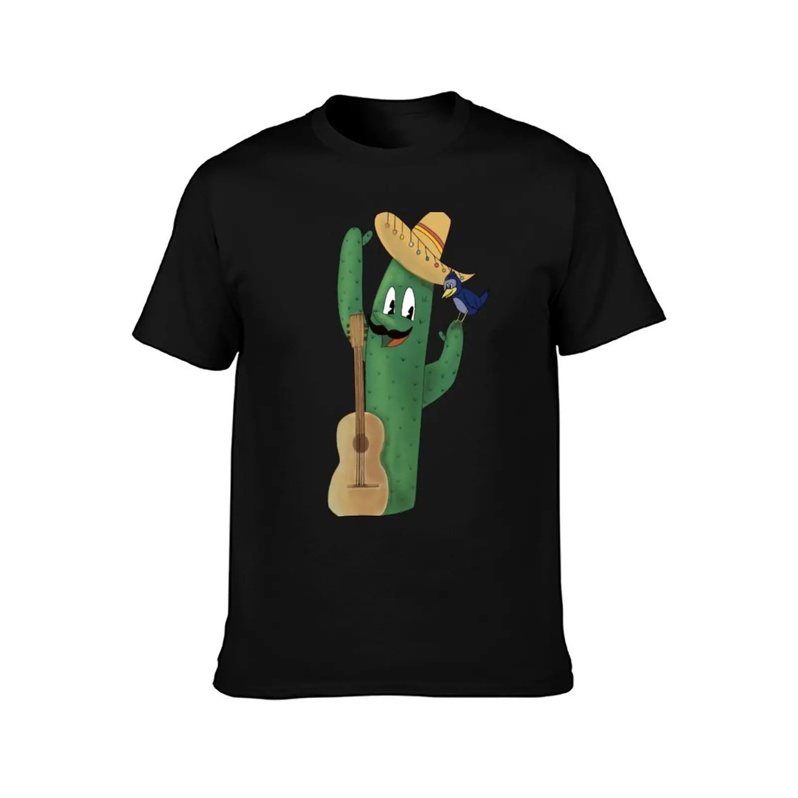 Happy Saguaro T-Shirt High Elasticity Sports T-Shirt