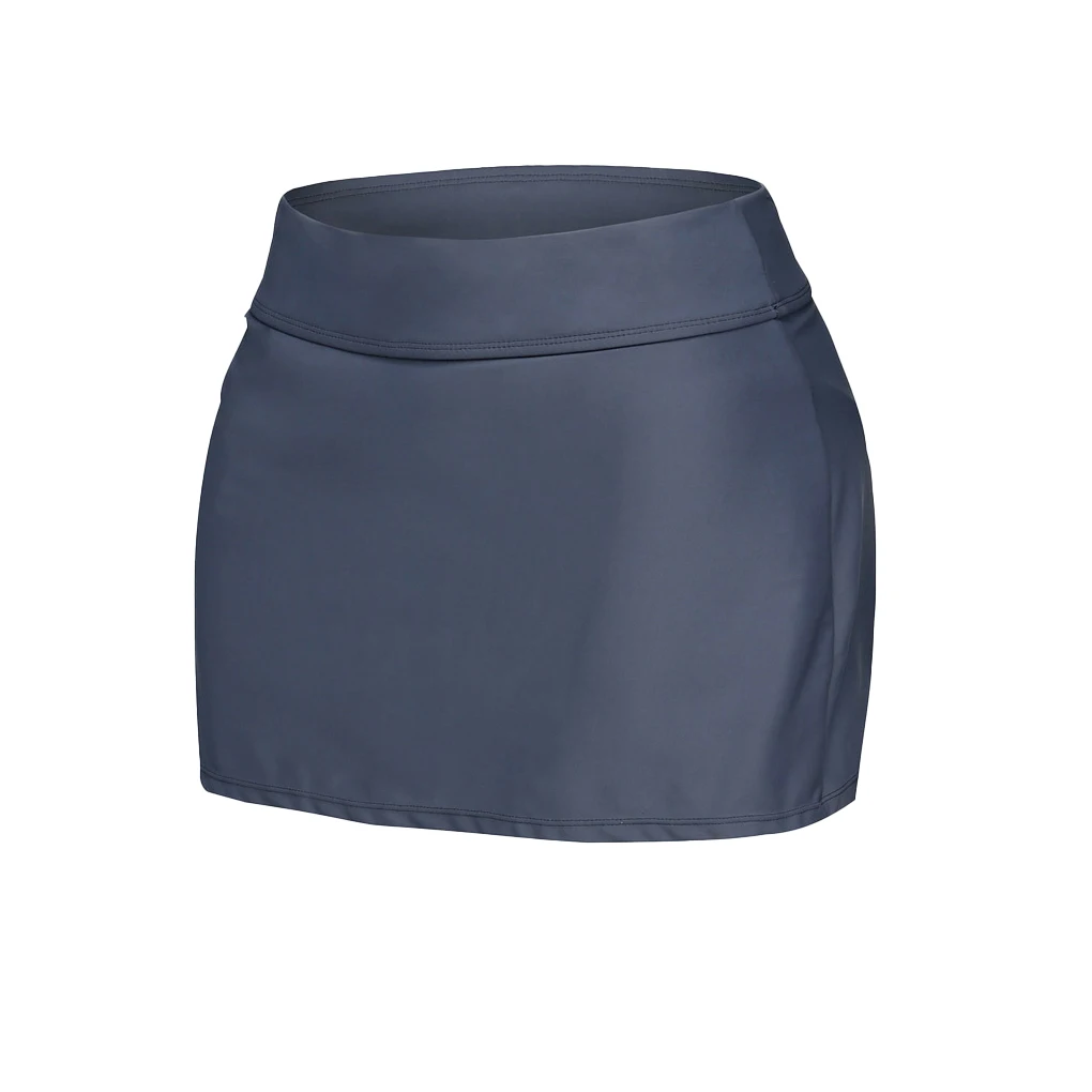 Swimming Skirt Solid Breathable Good Elasticity Drawcord Causal Skin Friendly Lightweight Swimwear Wide Belt Outdoor
