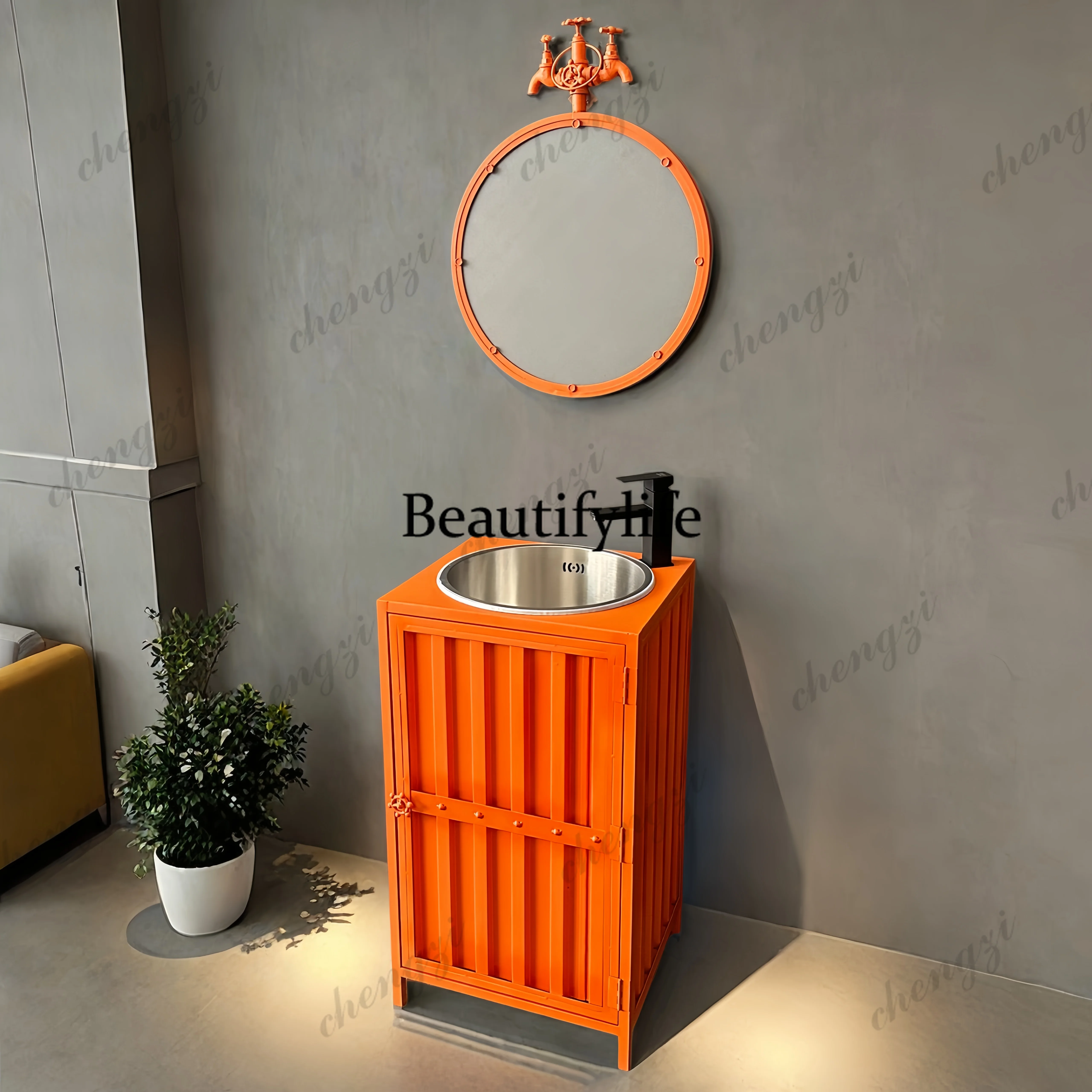 B & B industrial wind wash basin restaurant retro wash basin bathroom creative wash basin