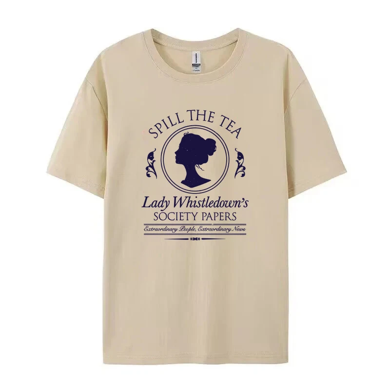 Camiseta de algodón Vintage de otoño y verano con estampado de figuras, camiseta con cuello redondo, pantalón corto informal, camisetas gráficas de manga, camisetas para ropa de mujer