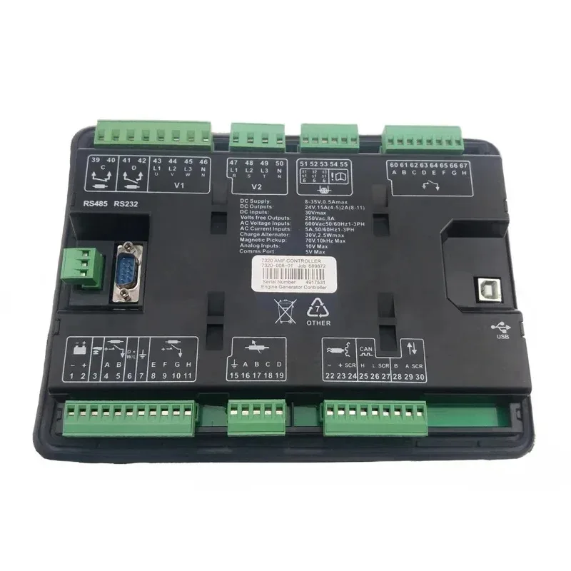 Xeon Original DSE7320 Deep Sea Electronics DSE 7320 AMF Controller for Generator Mains Failure DSE7310 MKII
