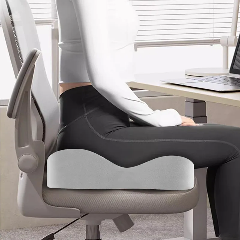Memory Foam Seat Cushion for Office Sitting Pregnancy Pad for Stress Reduction Multi-Purpose Chair Cushion To Protect The Coccyx