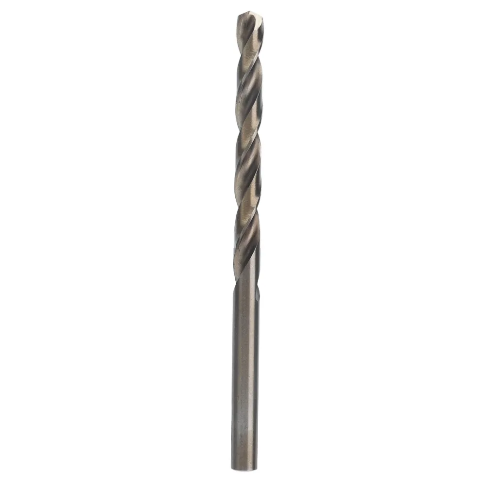 15Pcs 1.5-10mm Size Range Cobalt Drill Bit Set Straight Shank HSS M35 HSS Drill Bit Set Jobber Length Drill Kit