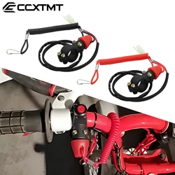 Motorcycle ATV Tether Lanyard Emergency Kill Stop Engine Switch Push Button For Kawasaki Honda KTM Yamaha Suzuki Universal Parts