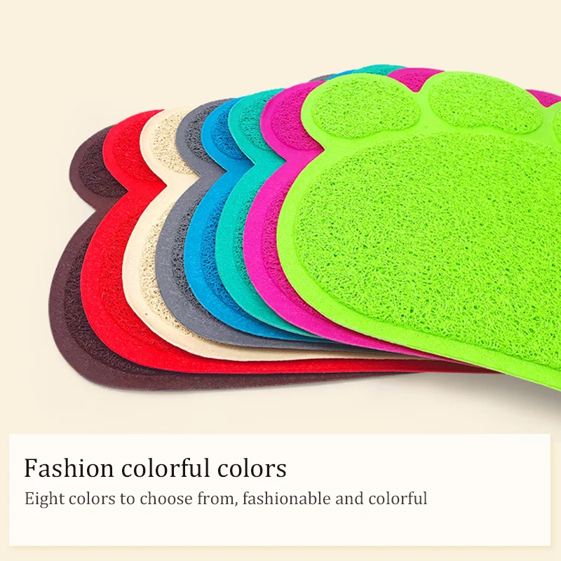 KOMMILIFE Silicone Pet Mat For CatS Non-Slip Cat Bowl Pad Cat Feeding Mat Pad Placemat Cat Litter Mat Cat Accessories