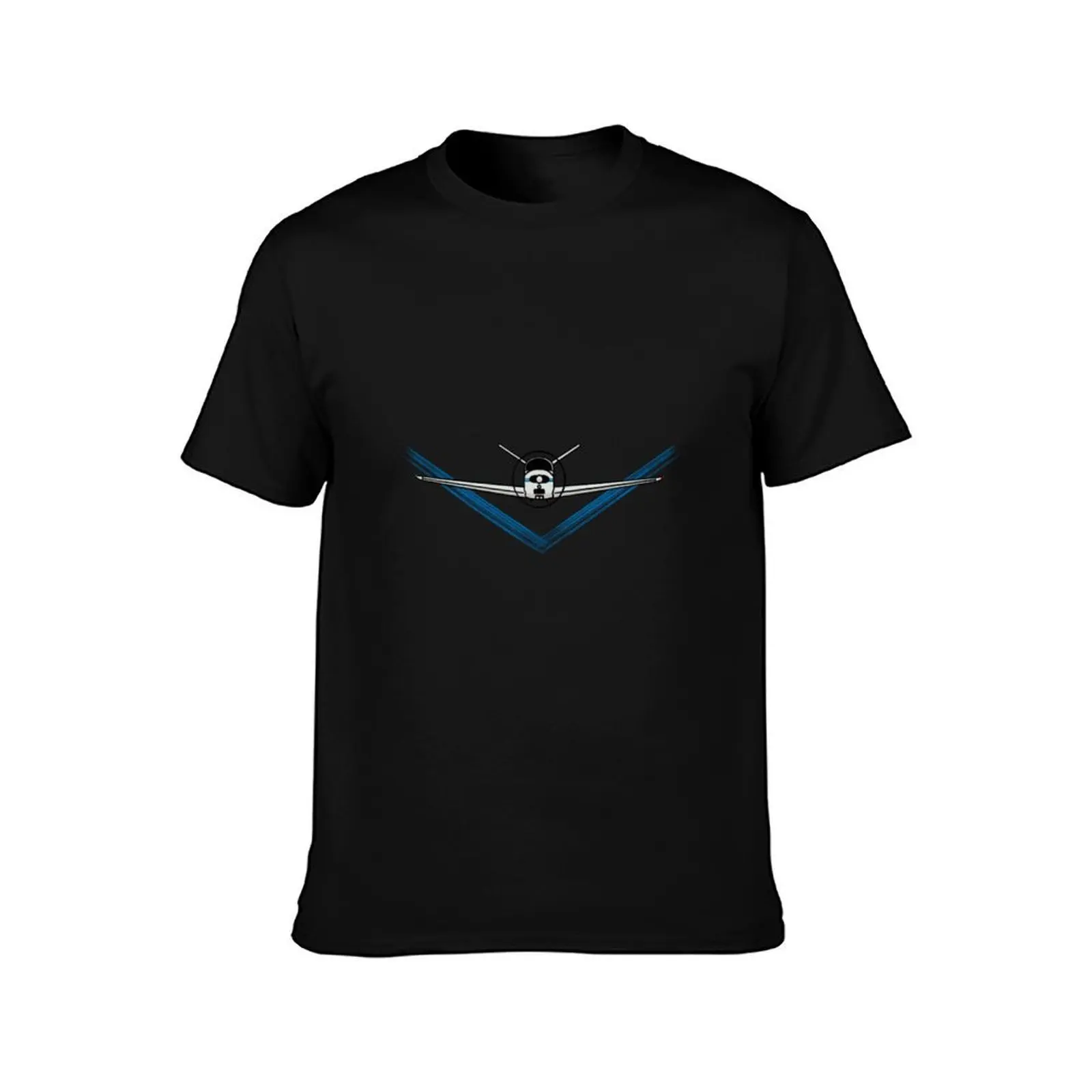 V Tail Bonanza Vintage (Blue)| Perfect Gift T-Shirt Casual Basic Short Sleeve T-Shirt